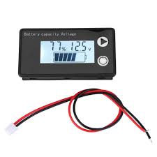 LCD 12V Battery Capacity Indicator Tester Universal Digital Display Voltmeter Gauge Meter