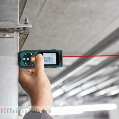 Laser Distance Meter Measuring Range 0.05-60m Measuring Accuracy +/-2mm Dustproof & Waterproof ABS+TPE Material