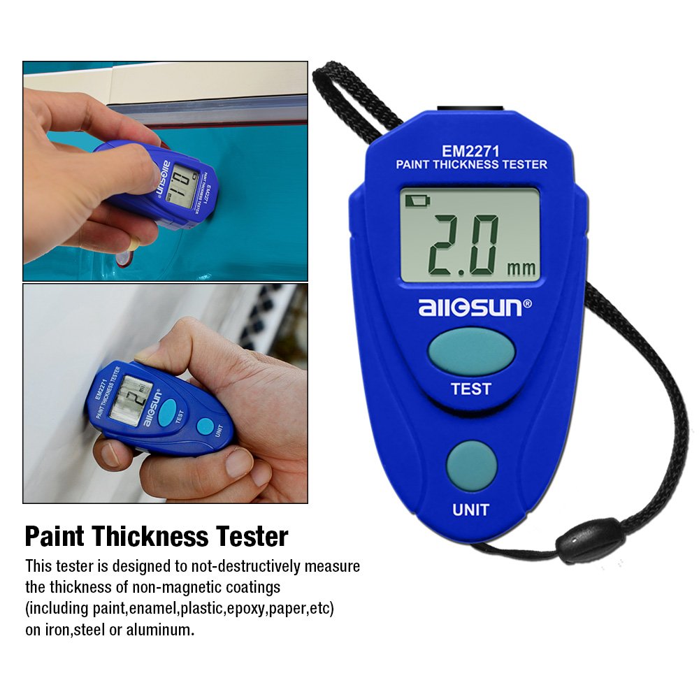 Allsun Digital LCD Paint Thickness Tester