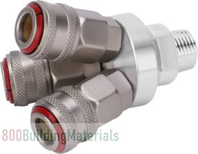 Pneumatic Fitting, Convenient Portable Pneumatic Component for Grinders for Pneumatic Screwdrivers for Pneumatic Pipe