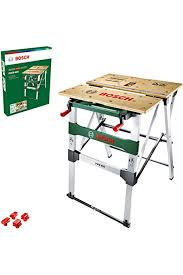 Bosch Pwb 600 Work Bench (4 Blade Clamps, Cardboard Box, Max. Load Capacity: 200 Kg)