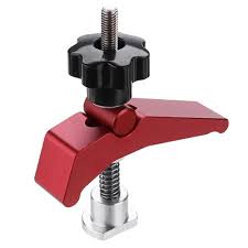 Aluminum Alloy Quick Acting Hold Down Clamp T-slot T- Clamp Set Woodworking Tools