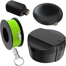 Wiremag Puller, Magnetic Wire Puller, Cable Wire Pulling System, Magnetic Cable Fishing Tools with Double Slider for Indoor Home Office Outdoor Garden