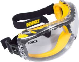 Safety Goggles, Clear Concealer (Polycarbonate Lens)