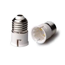 Abbasali E27 To B22 Lamp Adapter-Pack Of 5, Fits Led/Cfl Bulbs