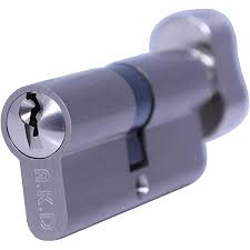 AKD 70mm Brass Silver Door Lock Cylinder, SC-06 SN