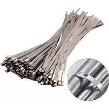 Zip-It 4.6x300mm Stainless-Steel Self-Locking Cable Tie (Pack of 25)