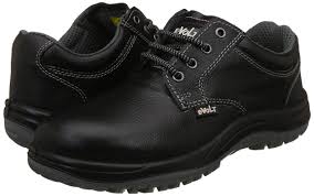 Zalat ZEX Leather Black Safety Shoes, Size: 46
