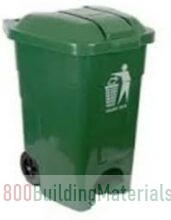 Baiyun 55.7×48.3×83.5cm 100L Green Foot Control Garbage Can, AF07320A