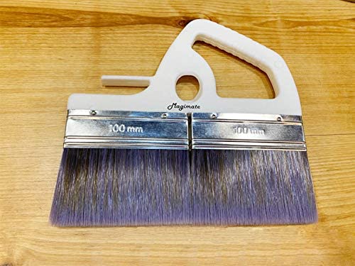 Magimate Large Paint Brush, 8 Inch, Wide Stain Brush for Floors, Doors, Wallpaper Paste and Decks, Soft Synthetic Filament Big Brush