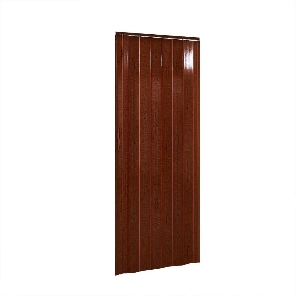 Pvc Folding Door (Sliding) 210CM X 100CM Dark Oak