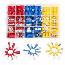 Beauenty Wire Connectors, Electrical Connectors, Insulated Electrical Terminals, Copper Connector Kit (1200pcs)