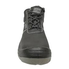 Armour Production Leather Steel Toe Black Safety Shoes, LY 20, Size: 40