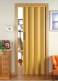 Robustline PVC Folding Sliding Doors 210cm Height x 100cm Width (LIGHT IVORY)