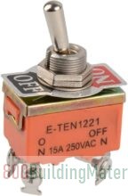Reliable Electrical Mini Toggle Switch 15A