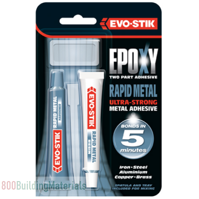Evo-Stik Epoxy Rapid Metal Adhesive Tubes 2Pcs 15ml
