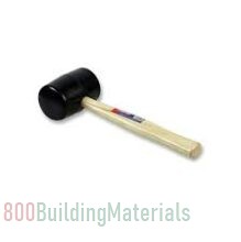 Duratool Rubber Mallet with Handle 907g