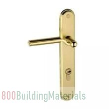 CAL Gold Brass Lever Handle with Lock