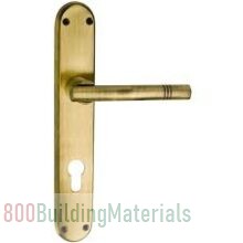 CAL Lever Handle with Lock Gold Brass