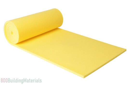 Rouleau de polyéther, jaune, 500x100x3 cm