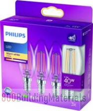 Philips LED Kerze E14 4.3W 40W Trio