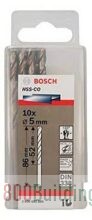 Bosch 7-TLG. HSS-Spiralbohrerset, Geschliffen, Mini X-Line
