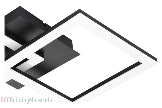 Eglo LED-ZIG-CCT plafonnier noir/blanc Paranday-Z