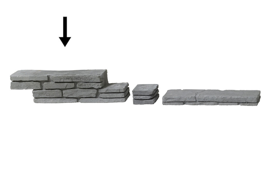 Madoc solid brick anthracite 58x10x14