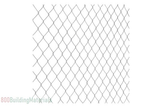 Galvanized Diagonal Mesh Fence
