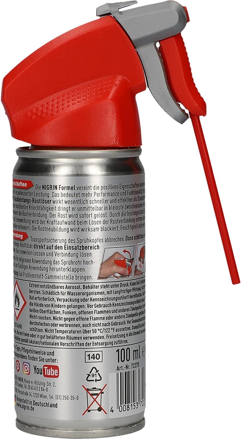 Nigrin Silicone lubricant spray hybrid