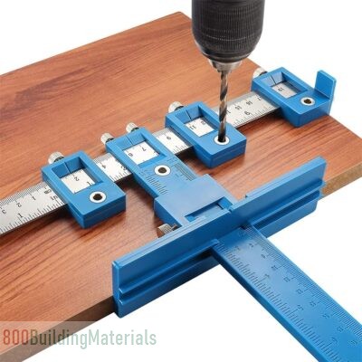 ELECDON Cabinet Hardware Jig Tool, Adjustable Punch Locator Drill Template Guide