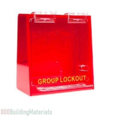 Loto Red Group Lock Box 150x150x60mm