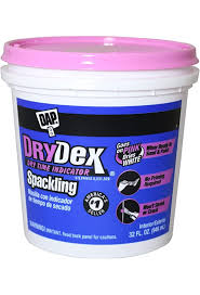 DAP Dry Time Indicator Spackling, 1-Quart Tub,White 12330