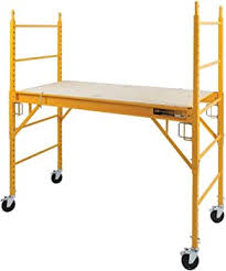 Steel Multi-Purpose Scaffolding Bakers Scaffold Unit casters and deck. Stackable (MS6S)