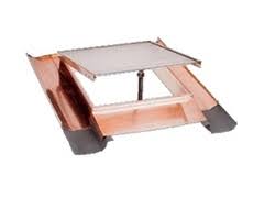 Copper skylight without glass