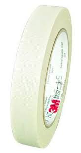 3M Glass Cloth Electrical Tape Scotch 69, White 19 mmx20.1 m