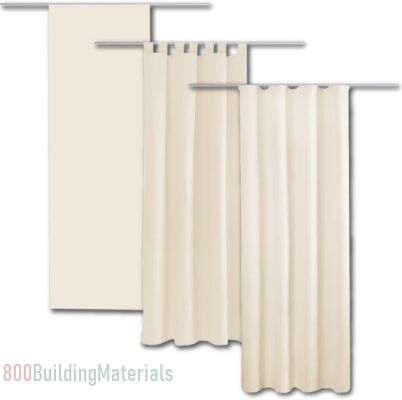 Habaq Chiffon Texture Design Curtains 2022-Wh- White