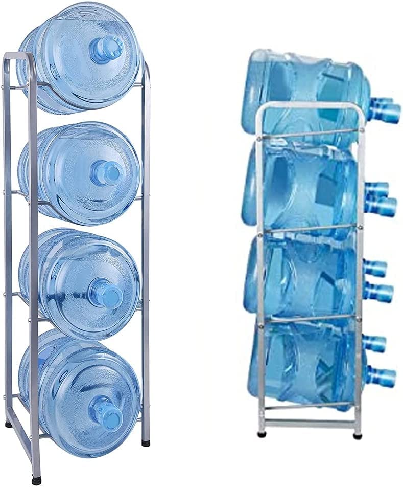 ECVV Water Bottle Holder Cooler Jug Rack4-Tier