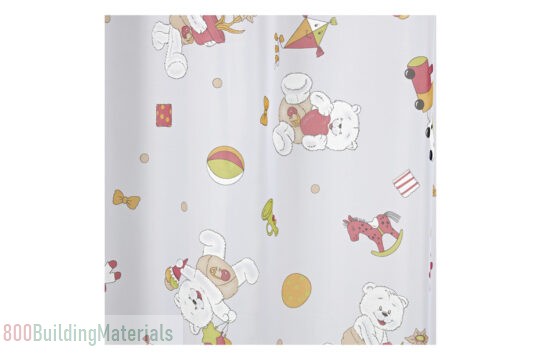 MOOD Ready-to-hang curtain Teddy Pink