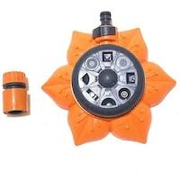 Hylan Garden Lawn Watering Sprinkler- 8-Function – Orange – HT-H991-P0S4