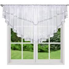FKL TOP LB-271 Ready Made Curtain with White Satin Ribbon 300 x 85 cm