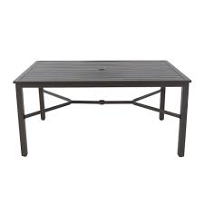 Swin Complete Aluminium Table H0417-DL- Dark Brown