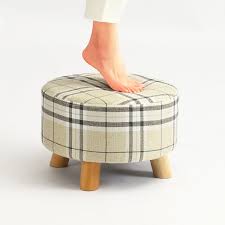 Albawadi Modern Wooden Stool Chair, Multicolour- MC20