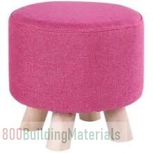 Lingwei Round Stool Modern Fashion Fabric- DPW000151012