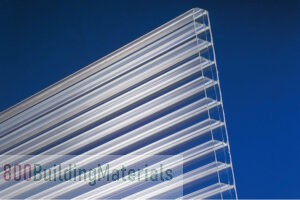 Double-skin sheets transparent 16 mm 98×200 cm