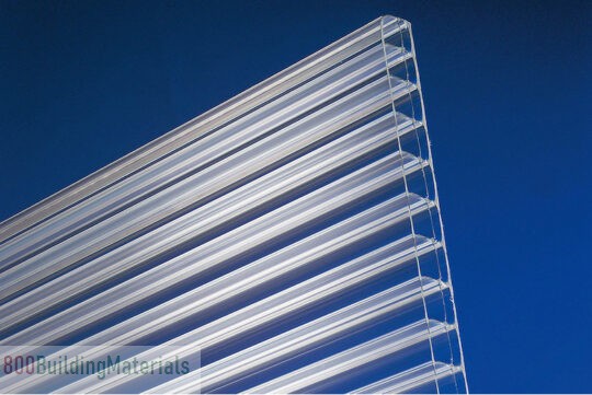 Double-skin sheets transparent 16 mm 98×200 cm