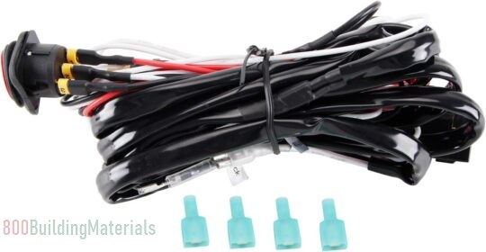 Northpole Light LED Light Bar Wiring Harness with 2 Leads-12V- 40A-