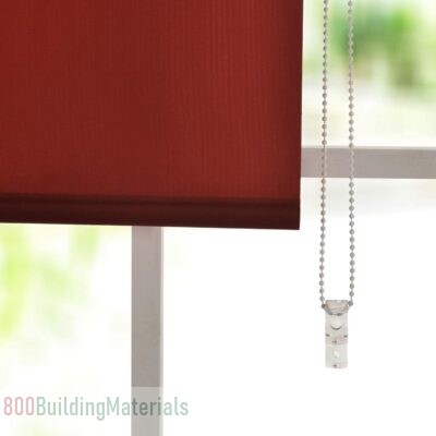 Deco Window Semi Blackout Roller Blinds Curtains -3.5 x 7 feet- Red- ‎0056263-0270