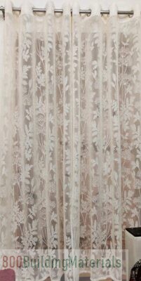 Honger Polyester Floral Design Net Tissue Curtains – ‎Hr349