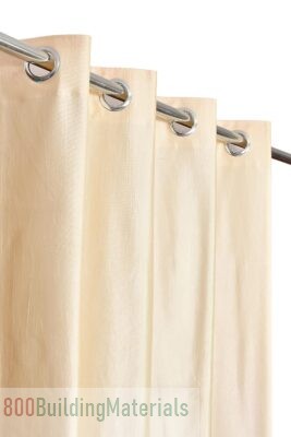 GOYTEX Plain Polyester Long Door Curtains Set of 3